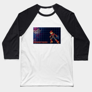 Marcus Electro Wallpaper Baseball T-Shirt